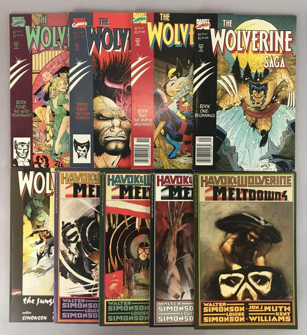 Group of 9 Marvel Comics Wolverine Graphic Novels (1 of 7)