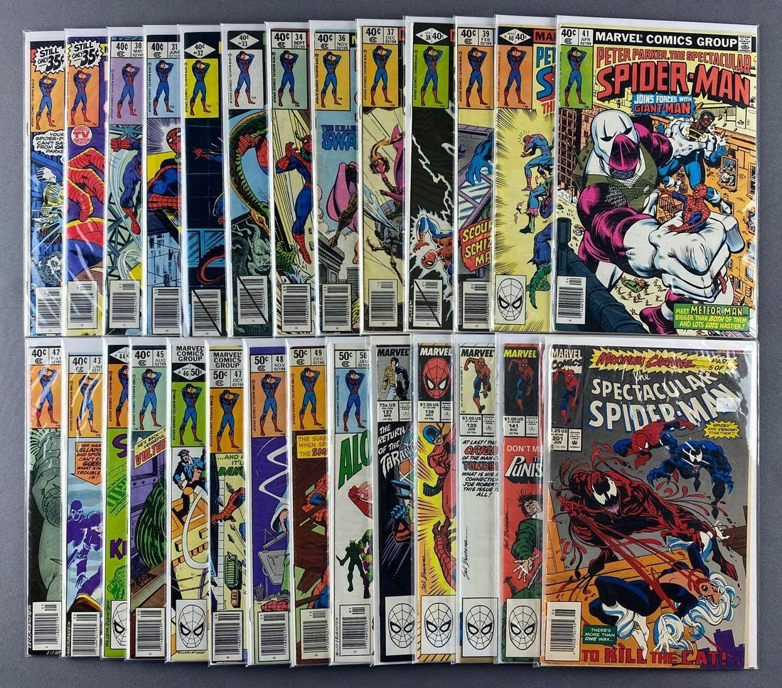 Group of 27 Marvel Comics The Spectacular Spider-Man (1 of 3)