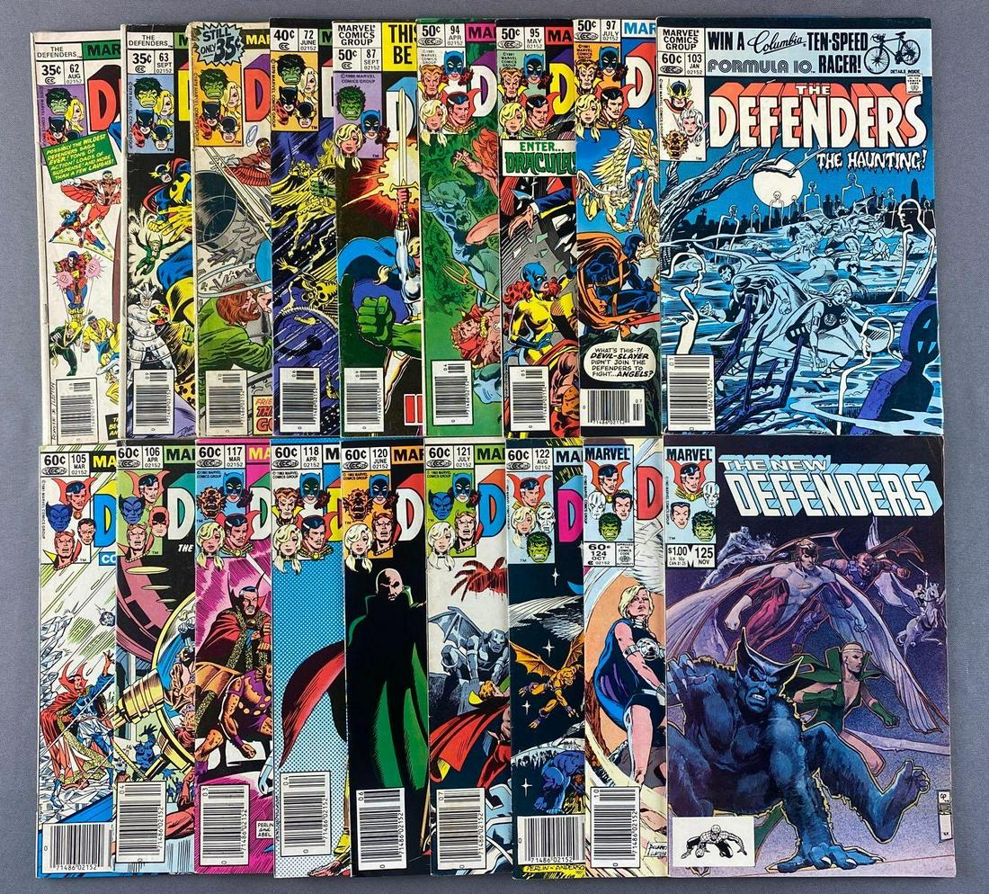 Group of 18 Marvel Comics The Defenders Comic Books (1 of 3)
