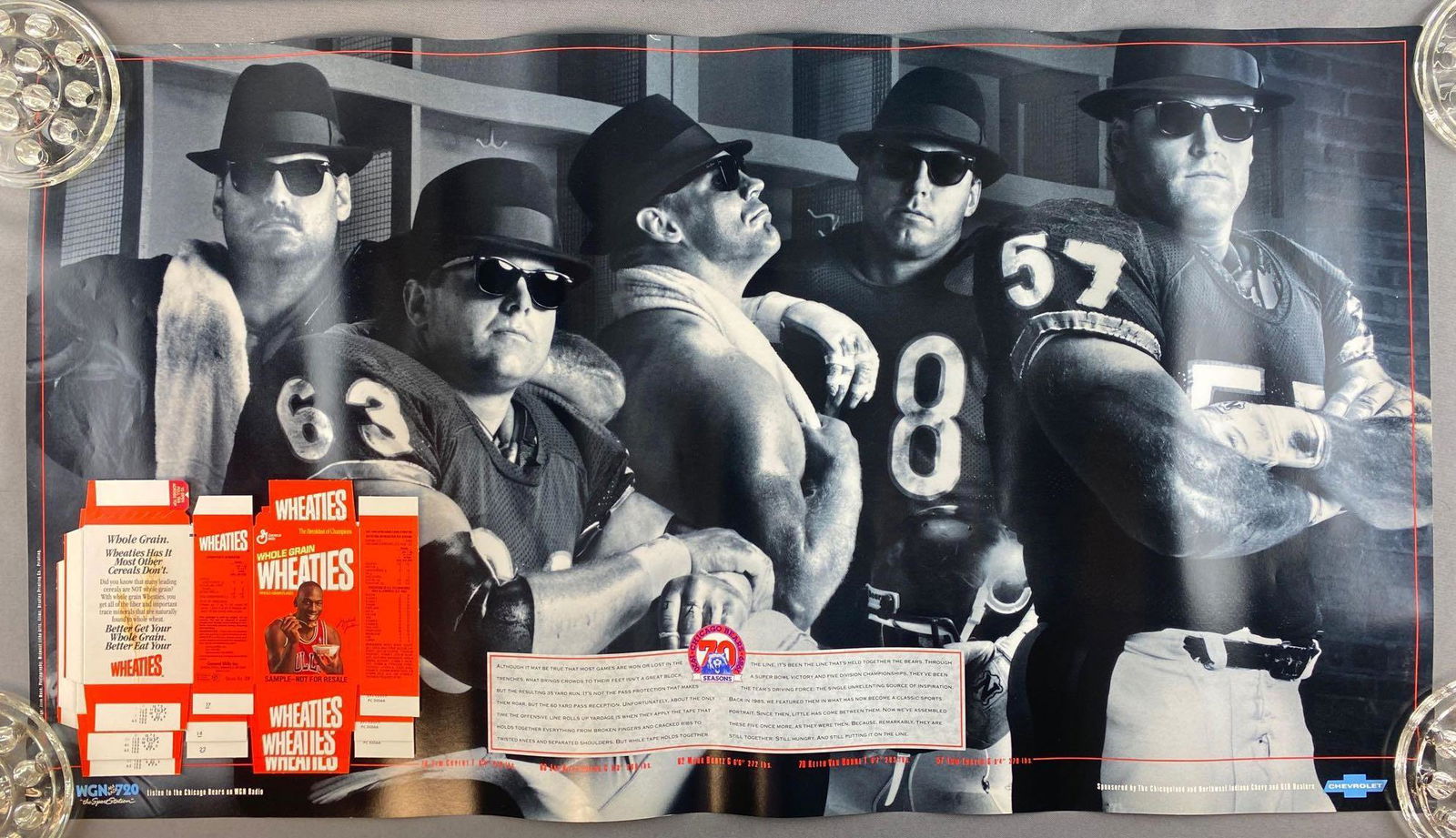 4 piece group of Chicago Sports Collectibles (1 of 4)