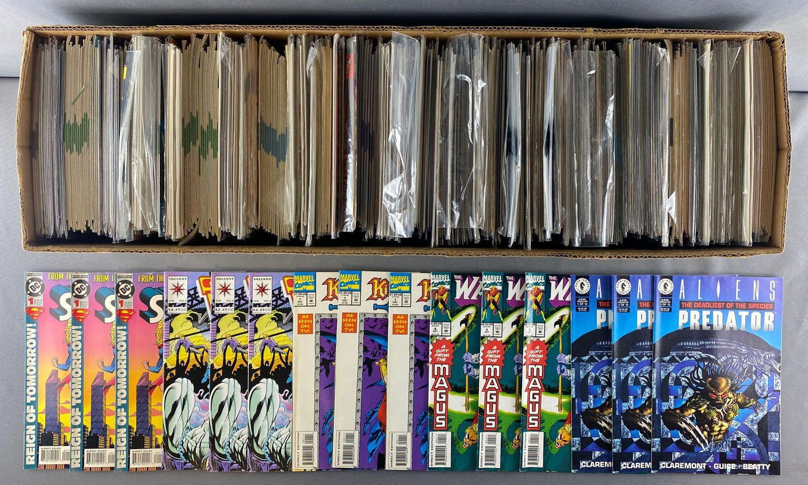 Long box of assorted comic books (1 of 4)