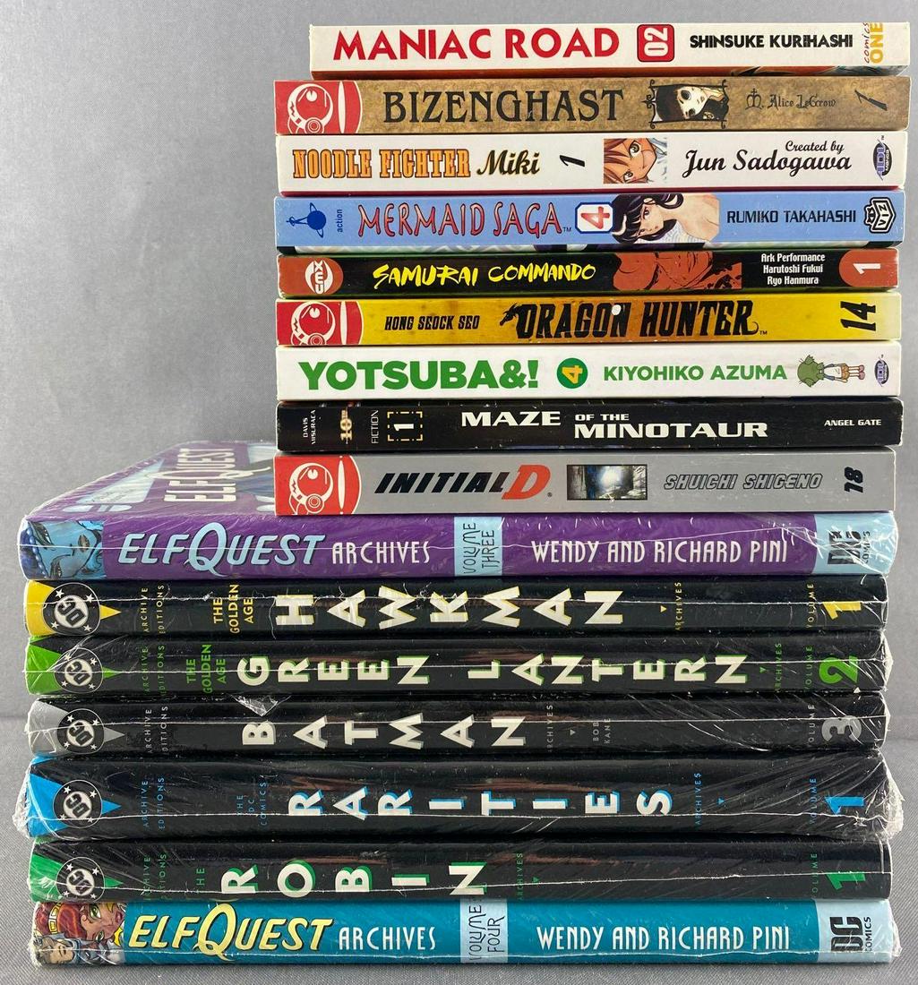 Group of 16 assorted Trade Comics, Graphic Novels, and (1 of 3)