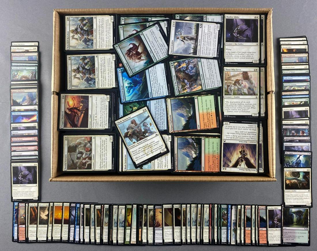 Appx 5,000 assorted Magic: The Gathering Cards: Full 14x11x6.75 inch box. c. 2010s Wizards of the Coast