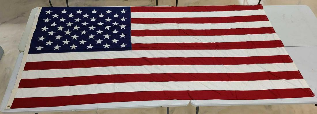 50 Star American Flag: 116 x 58 inches. Valley Forge Flag company