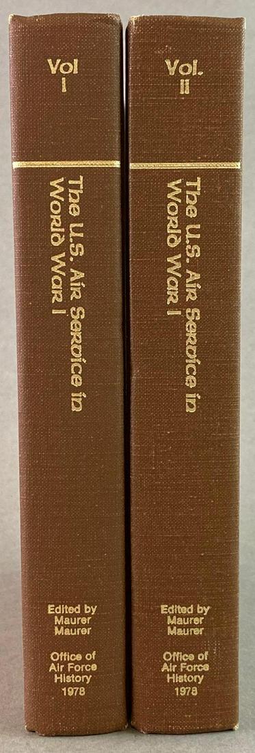 Group of 2 The US Air Service in WW1 Books.: 2 Volumes.