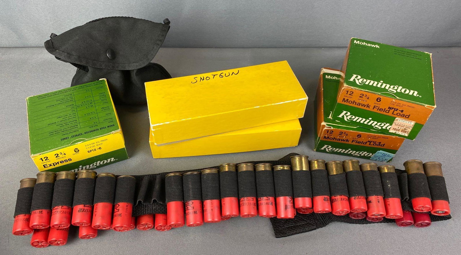 Group of Shotgun Ammunition: 12 GA. Includes Remington, Winchester and more