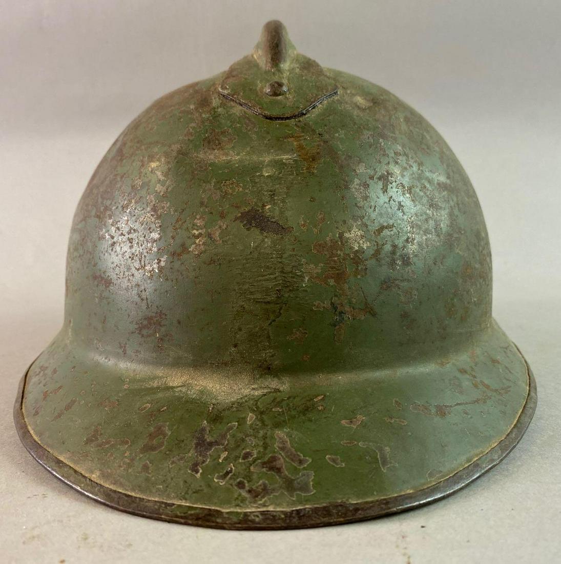 WW1 Italian M16 Adrian Helmet: Has original liner
