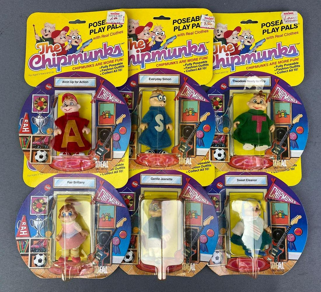 Group of 6 Ideal Toy The Chipmunks Play Pals (1 of 7)