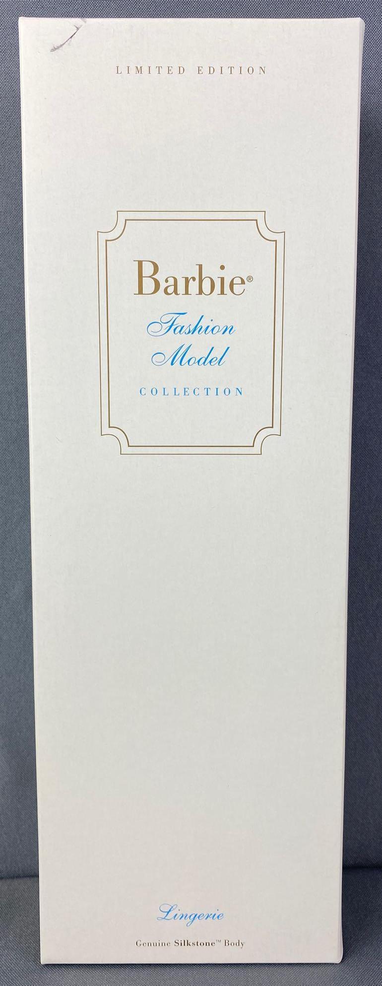Mattel Silkstone Barbie Fashion Model Collection Doll: Limited edition, lingerie, in original box, 11 inches tall, 2002