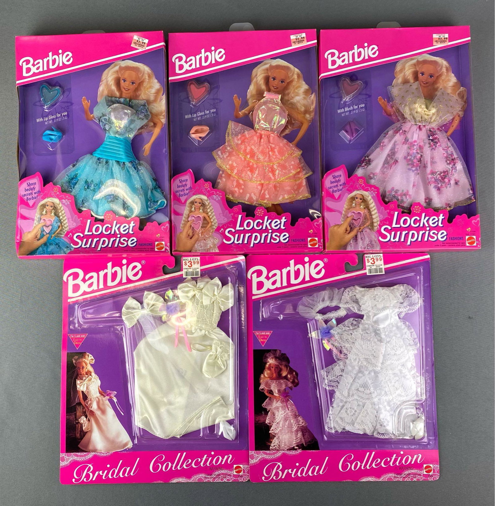 Group of 5 Mattel Barbie Fashion Doll Clothes Sets (1 of 6)