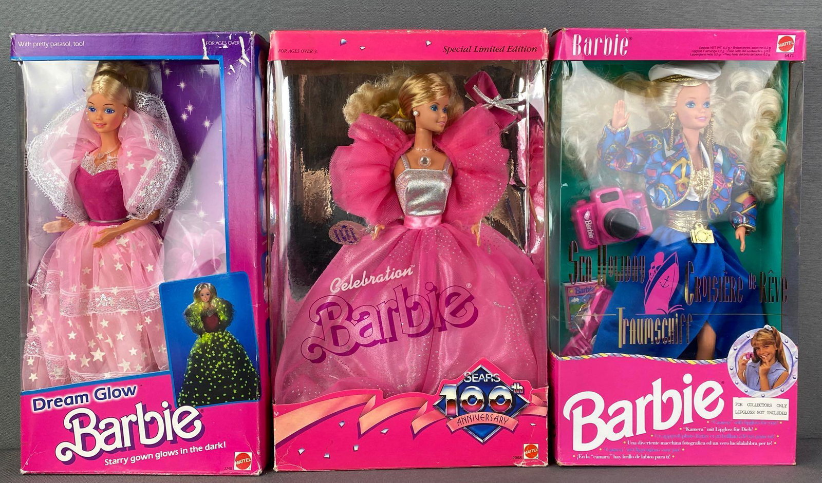 Group of 3 Mattel Barbie Fashion Dolls (1 of 10)