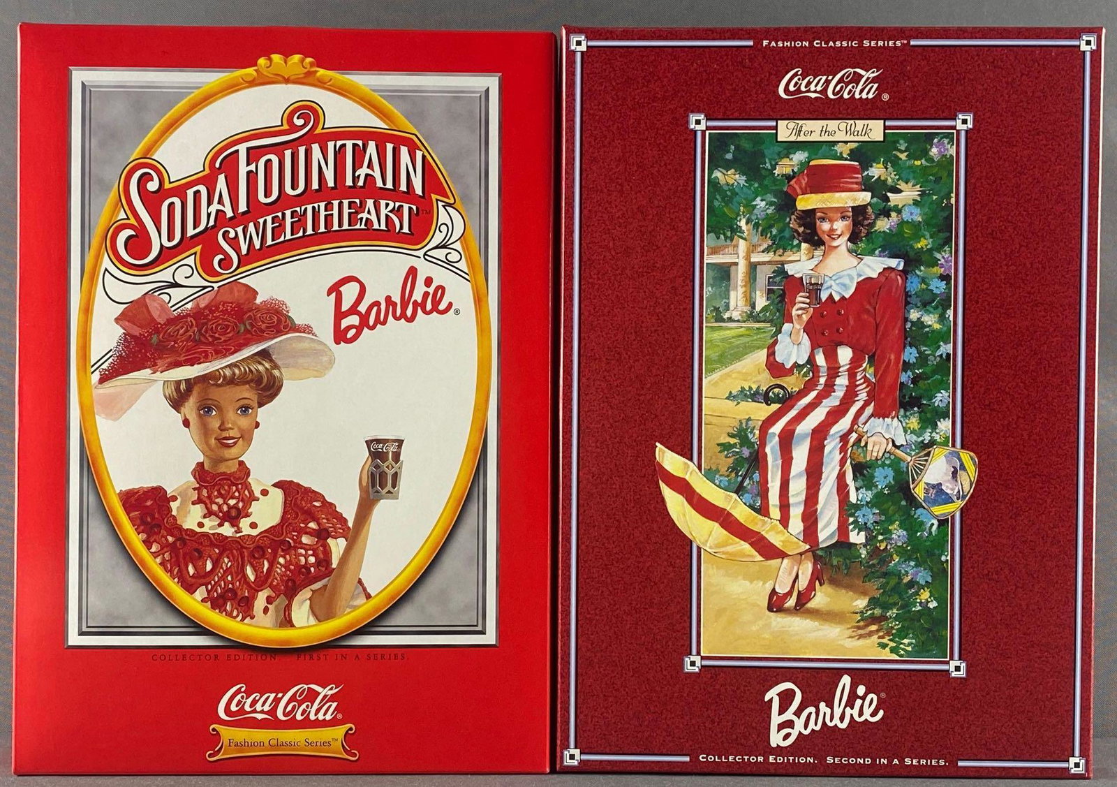 Group of 4 Collectors Edition Coca-Cola Barbie (1 of 7)
