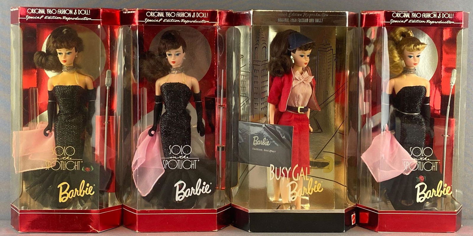 Group of 4 1960 Reproduction Barbie Collectibles (1 of 3)