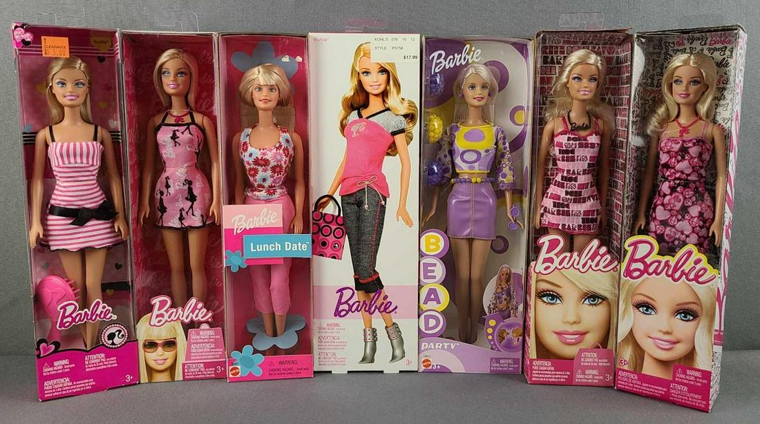 Group of 7 Barbie Fashion dolls in original packaging (1 of 6)
