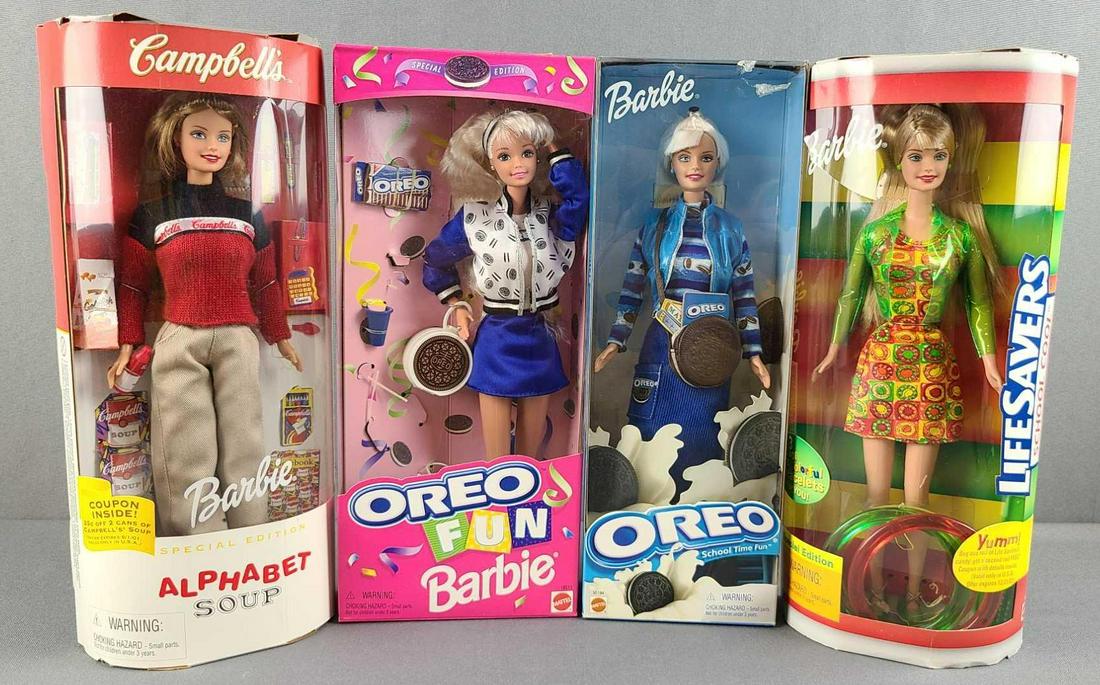 Group of 4 Barbie Fashion dolls (1 of 5)