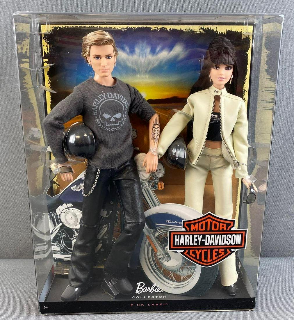 Harley-Davidson Barbie & Ken Pink Label Fashion: 11.5 inch dolls, new in original packaging. 2009 Mattel, Inc