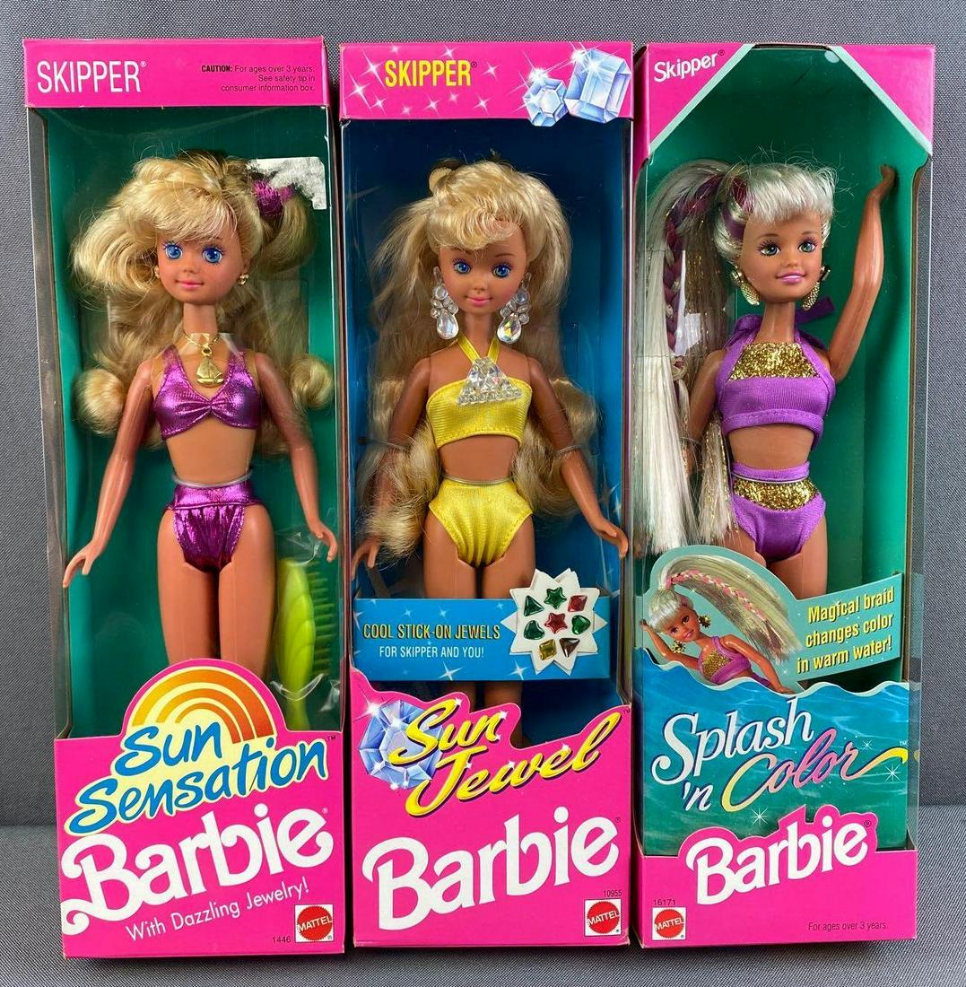 Group of 3 Skipper Barbie Fashion Dolls (1 of 5)