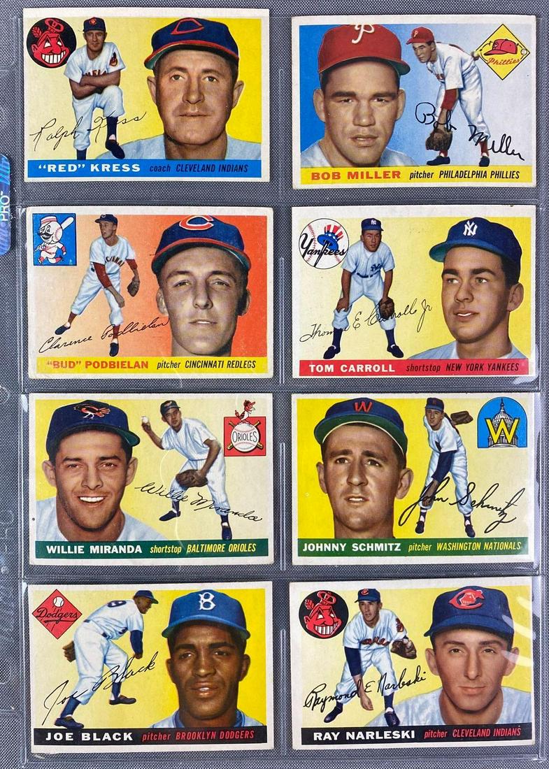 Group of 22 1955 Topps Baseball Cards (1 of 6)