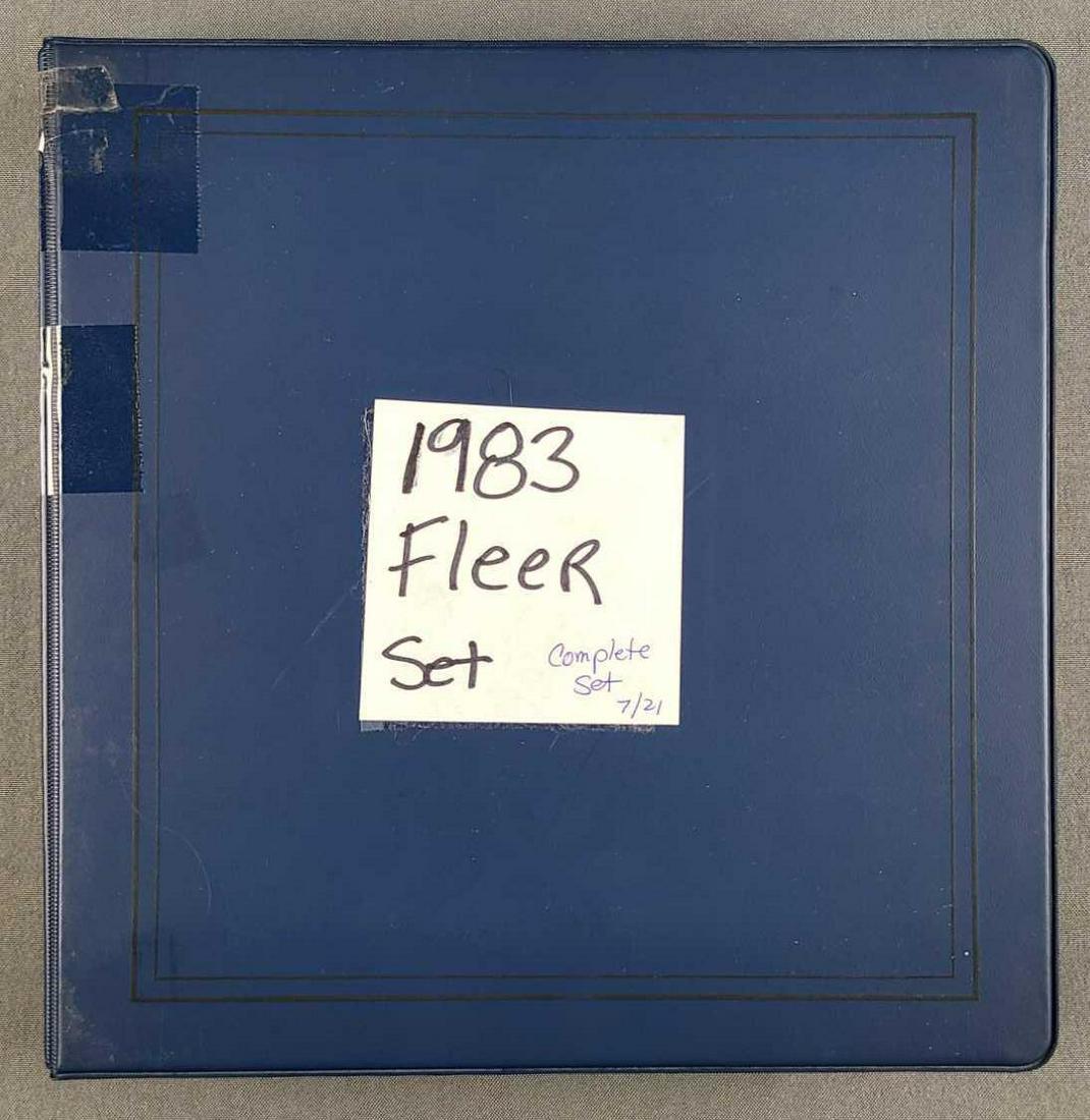 1983 Fleer Baseball set in binder (1 of 6)