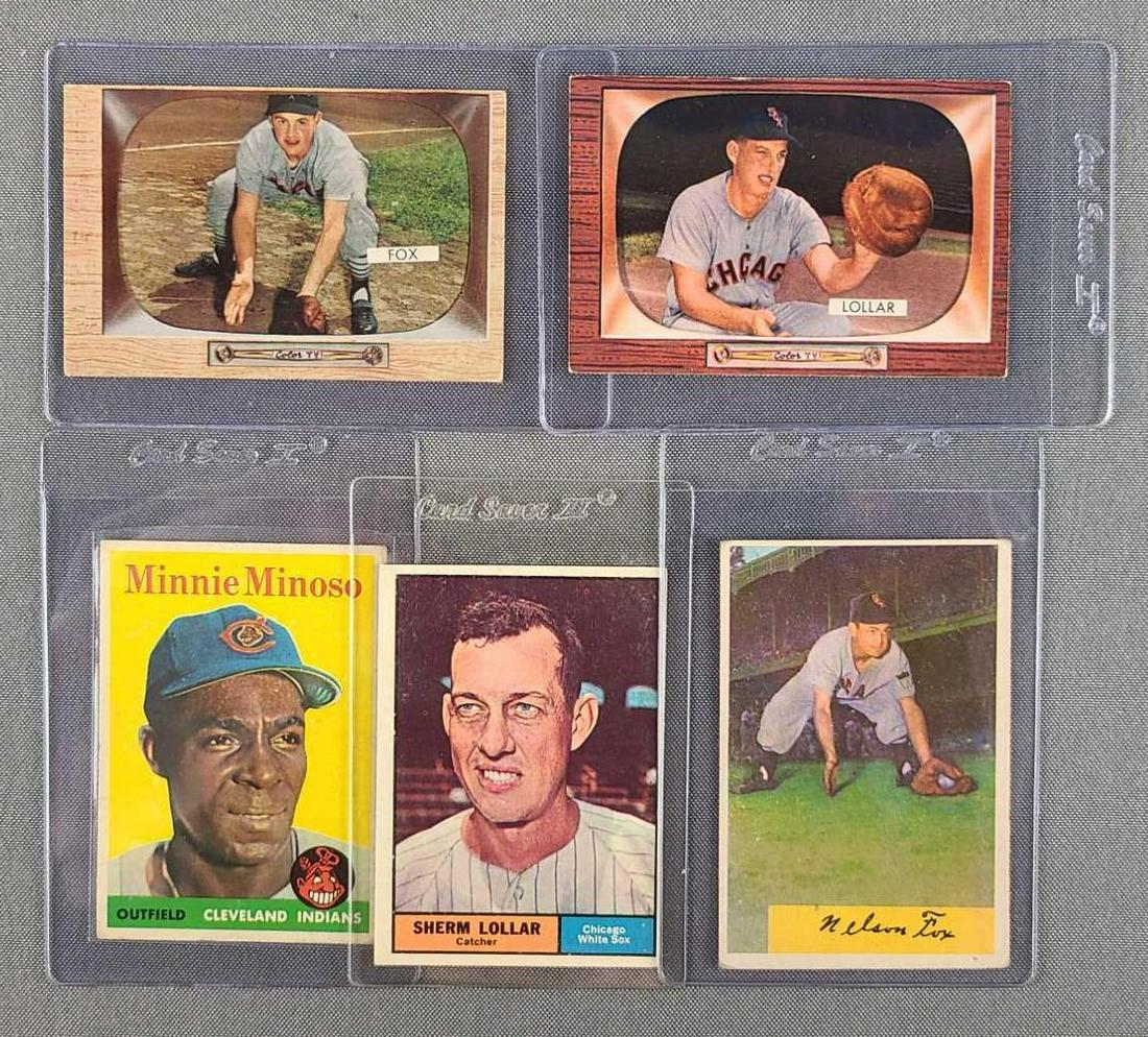 Group of 5 Baseball cards (1 of 4)