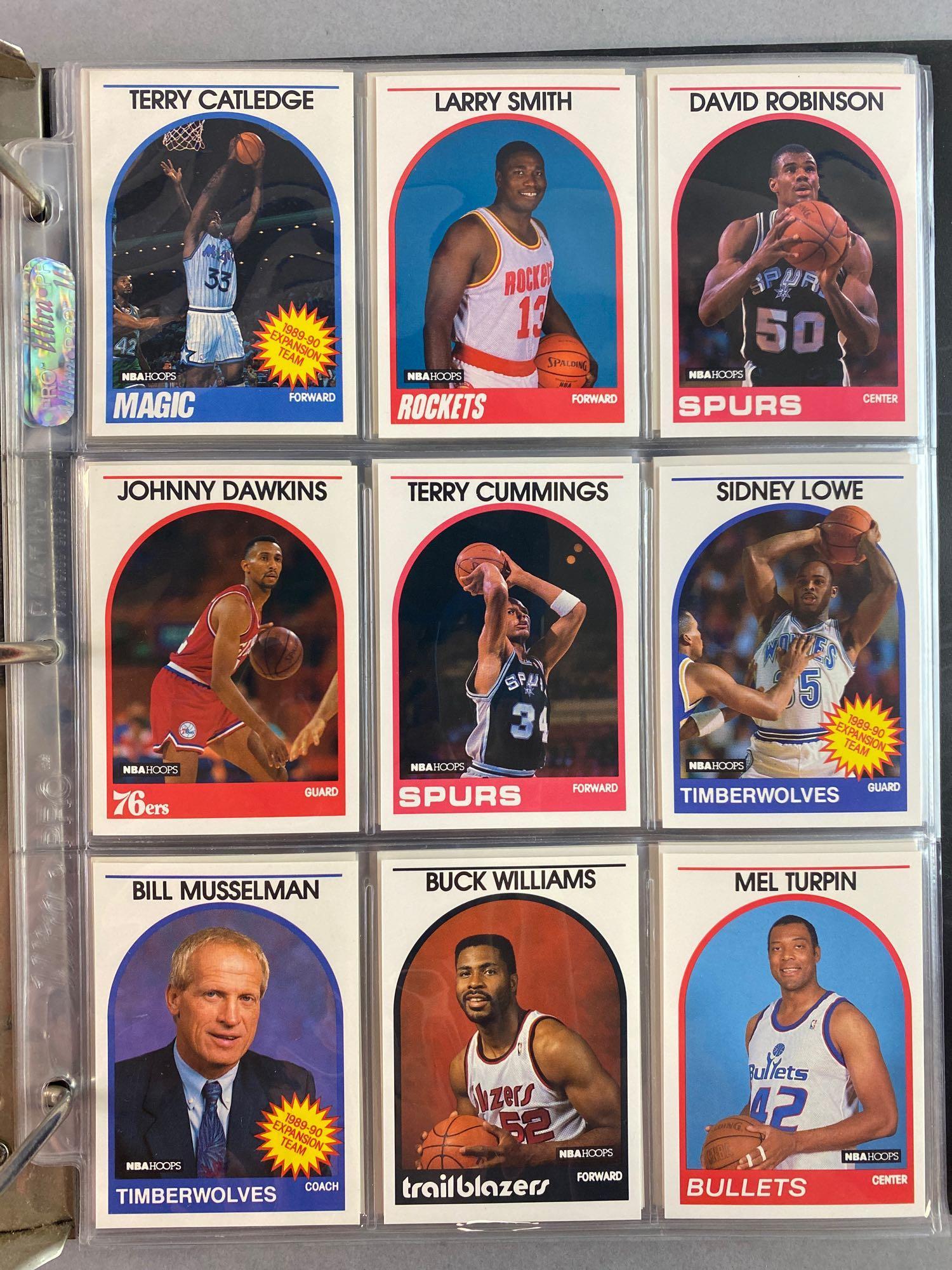 1989 Hoops Basketball Set in Binder (1 of 6)