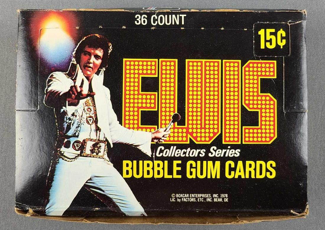 Elvis collector series bubble gum cards (1 of 3)