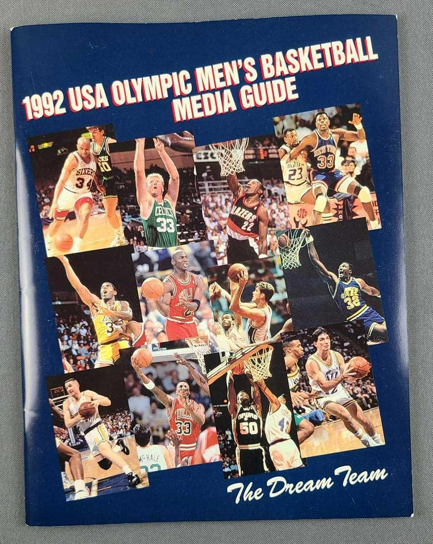 1992 USA Olympic Mens Basketball media guide (1 of 5)