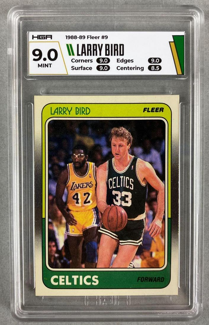 1988-89 Fleer Larry Bird #9 HGA 9 (1 of 2)