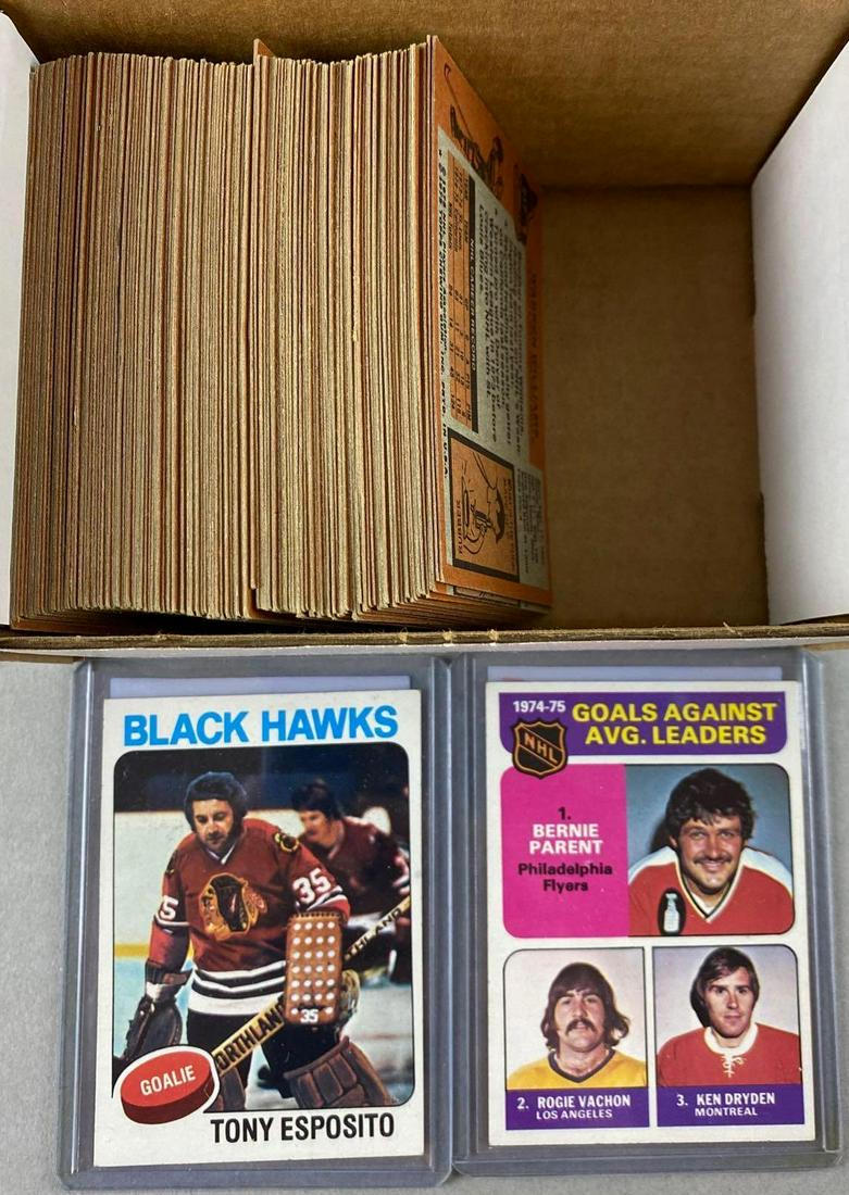 Group of 110 Plus 1975 Topps Hockey Cards (1 of 3)