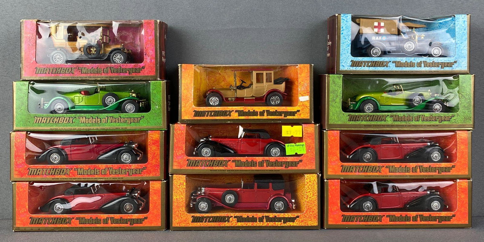 Group of 11 Matchbox Models of Yesteryear Vehicles (1 of 6)