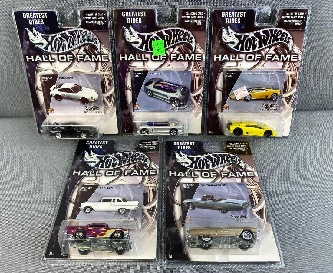 Group of 5 Hot Wheels Hall of Fame Die-Cast Vehicles (1 of 5)