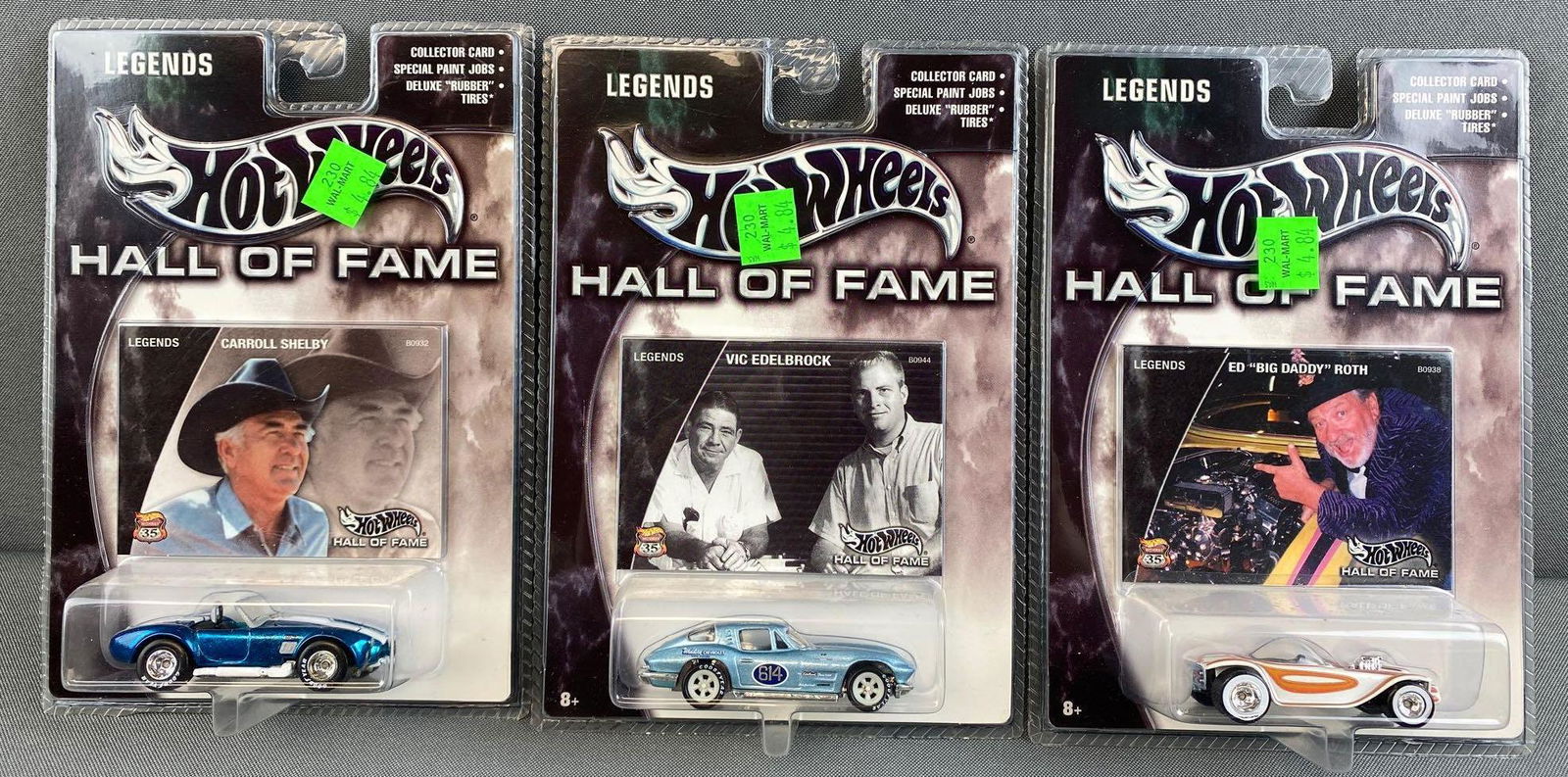 Group Of 3 Hot Wheels Hall Of Fame Legends Vehicles