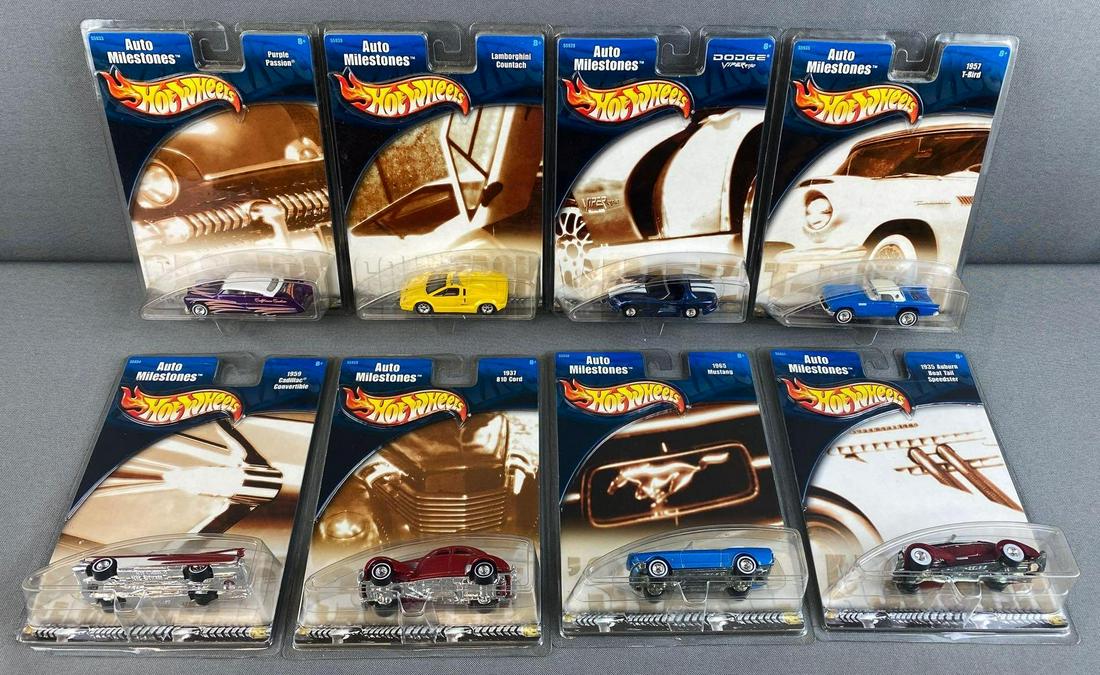 Group of 8 Hot Wheels Auto Milestones Die Cast Vehicles (1 of 5)