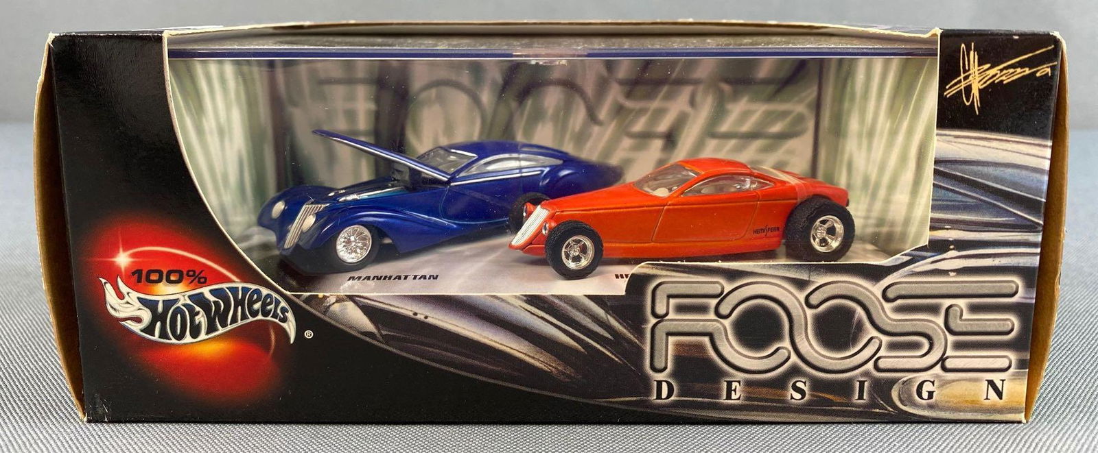 Hot Wheels Limited Edition Foose Design Vehicles: New in Box. Manhattan and Hemisfear. 2001. Die-Cast.