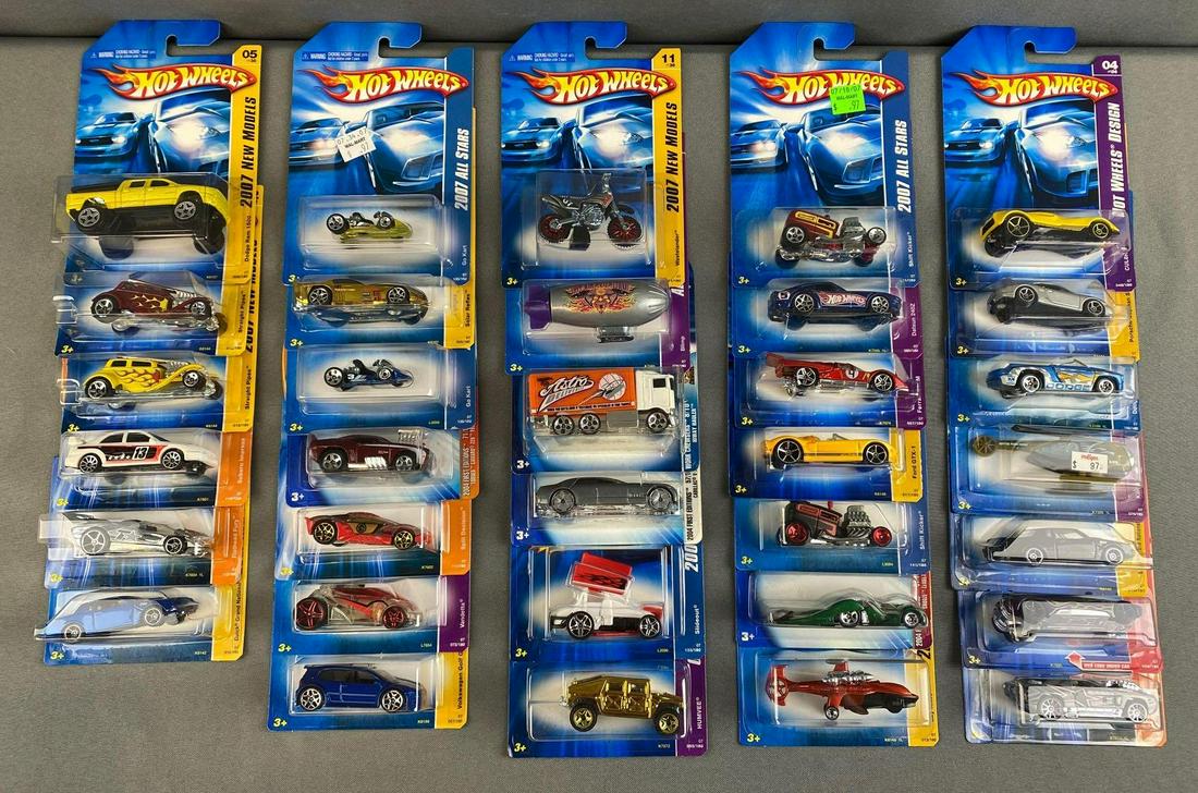 Group of 36 Packaged Hot Wheels Die Cast Vehicles (1 of 9)