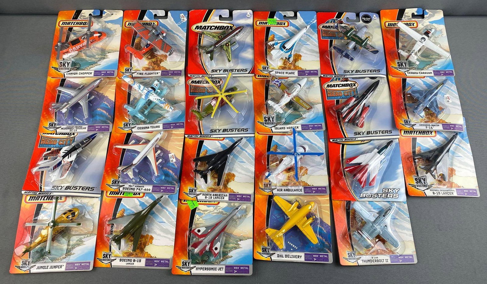 Group of 23 Matchbox Sky Busters Die Cast Vehicles (1 of 7)