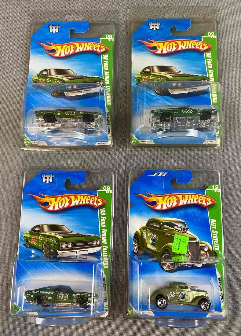 Group of 4 Hot Wheels Die Cast Vehicles (1 of 5)