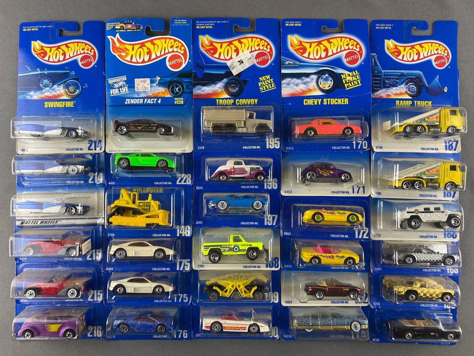 Group of 30 assorted Hot Wheels die-cast vehicles (1 of 4)