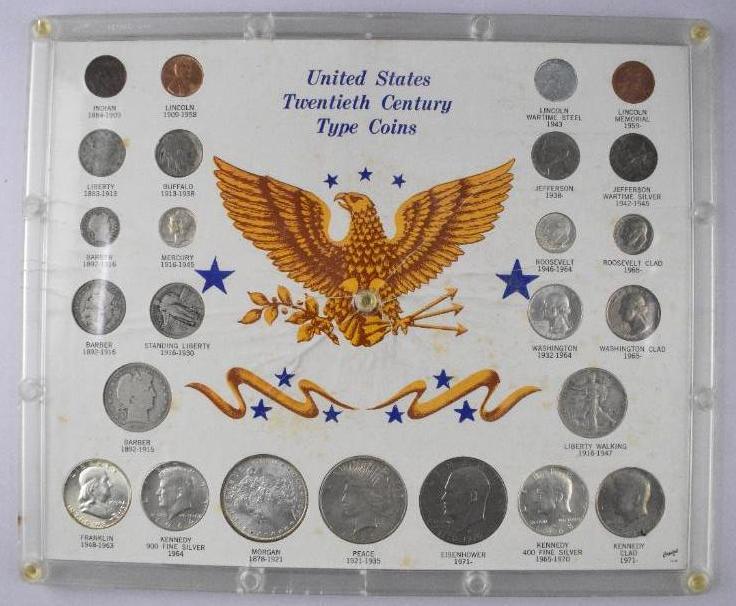 Group of (25) United States Twentieth Century Type (1 of 2)