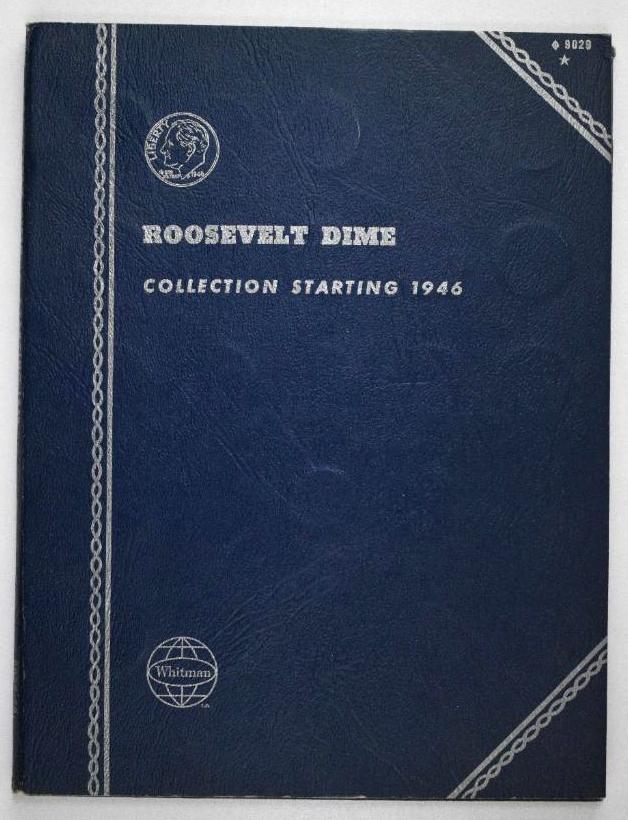 Group of (48) Roosevelt Silver Dimes in Whitman Folder (1 of 3)