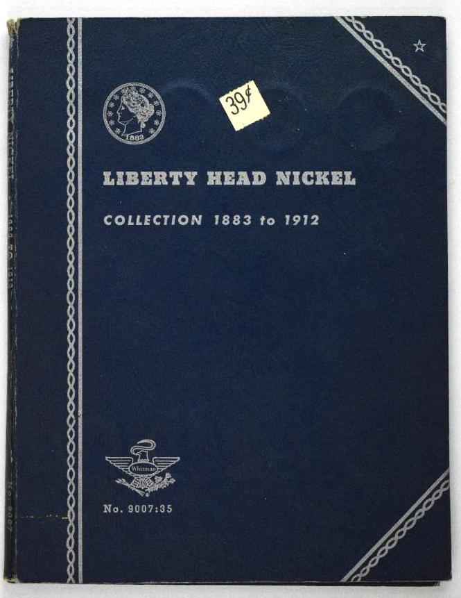 Group of (30) Liberty Head Nickels in Whitman Folder (1 of 4)