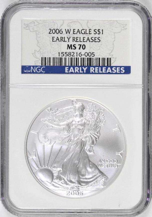 2006 W American Silver Eagle 1oz. (NGC) MS70 (1 of 2)