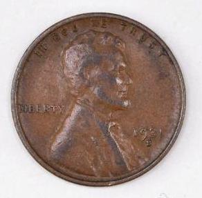 1931 S Lincoln Wheat Cent (1 of 2)