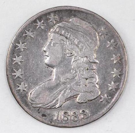 1833 Capped Bust Silver Half Dollar (1 of 2)