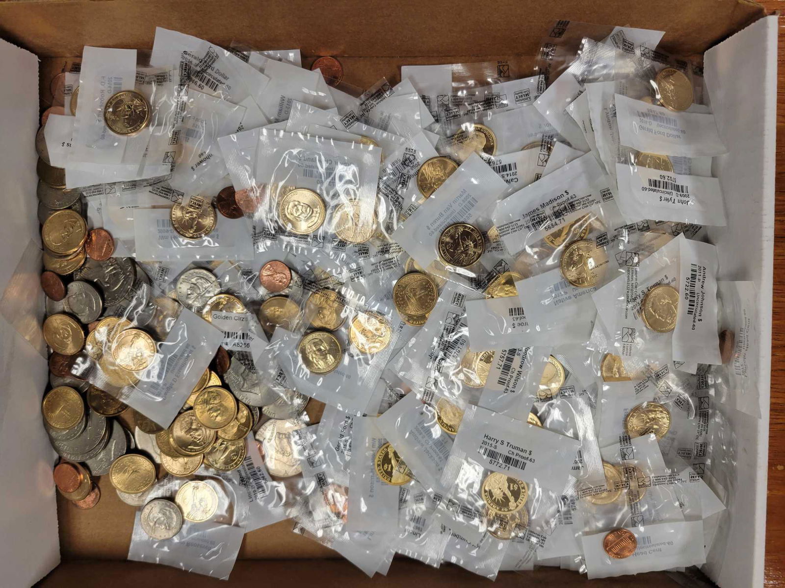 Over $200 Face Value U.S. Dollars Presidential, SBA, (1 of 2)