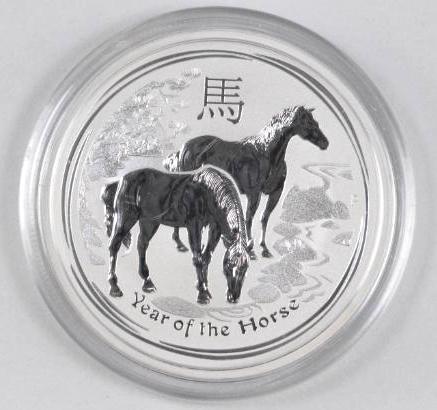 2014 Australia 50 Cents Year of the Horse 1/2oz. .999 (1 of 2)