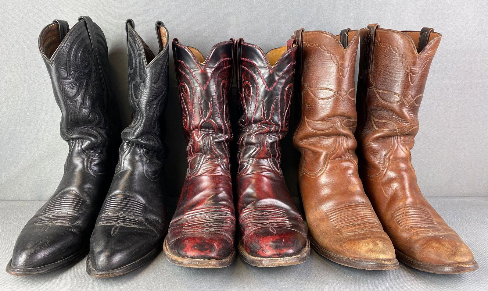 3 Pairs of Cowboy Boots (1 of 15)