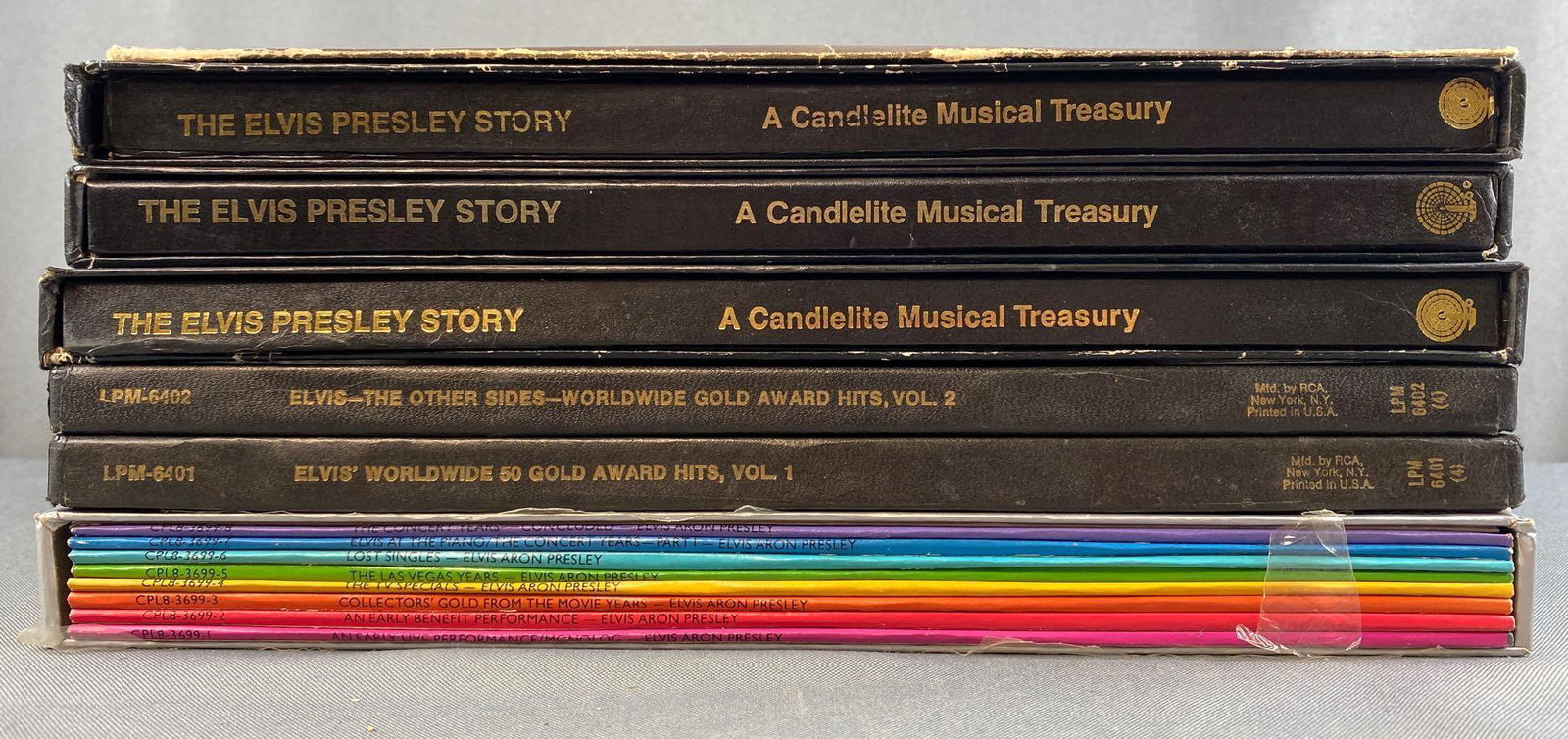 Group of 7 Elvis Vinyl Collections (1 of 4)