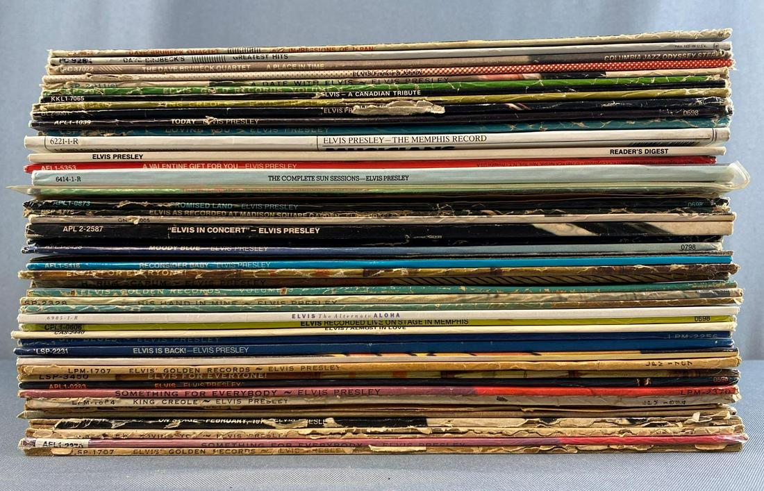 Group of 47 Records, Elvis and More (1 of 5)