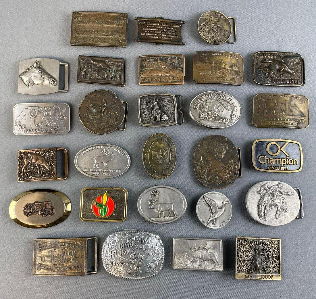Group of 27 Assorted Belt Buckles (1 of 9)